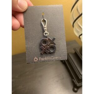 Franklin Covey XOXO‎ Silver Charm Journal Notebook Metallic